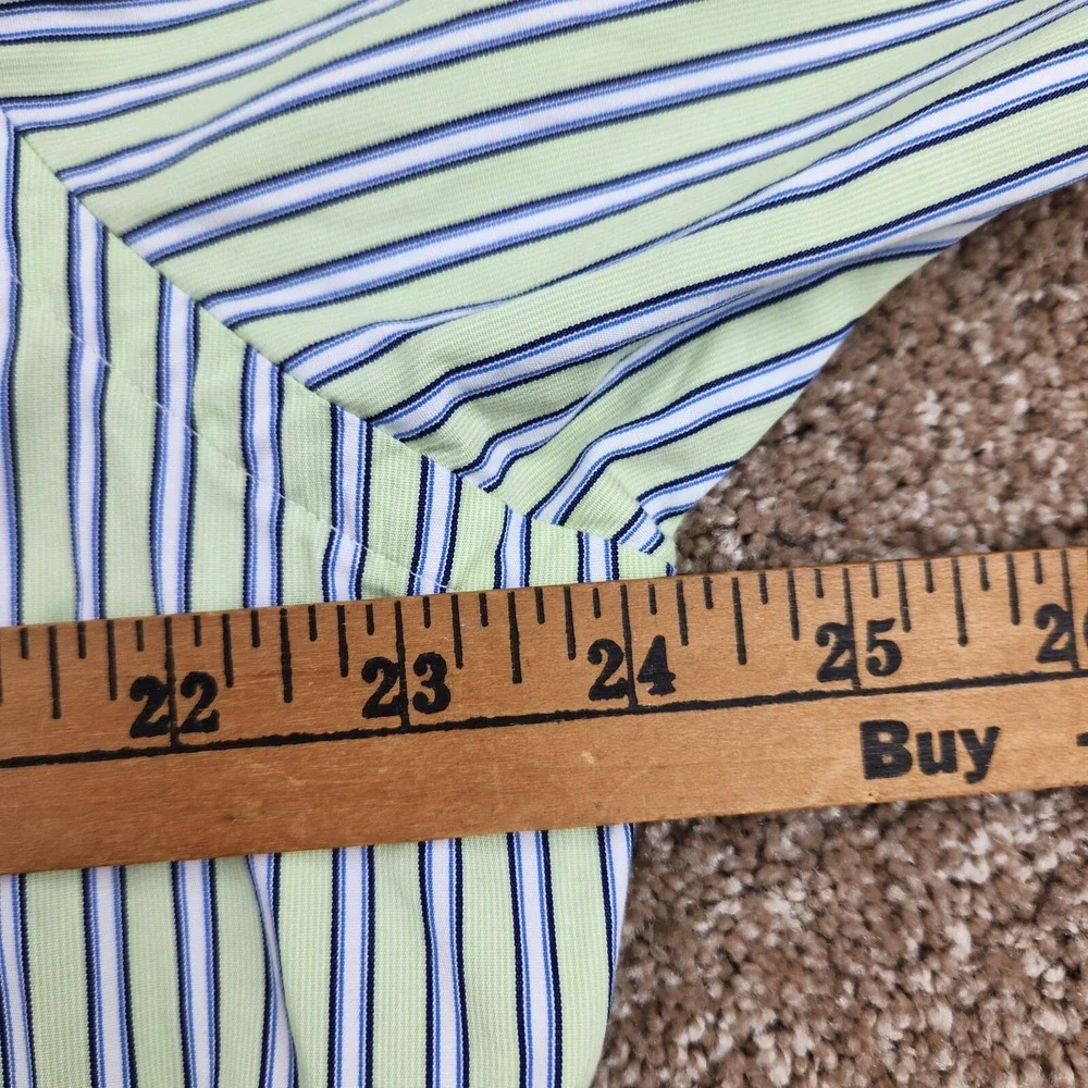 Polo Ralph Lauren Long Sleeve Button Shirt 16 1/2 34/35 Classic Fit Striped Pony